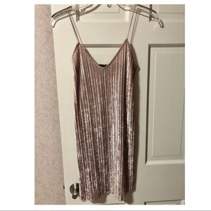 Velvet Shimmer Shift Dress